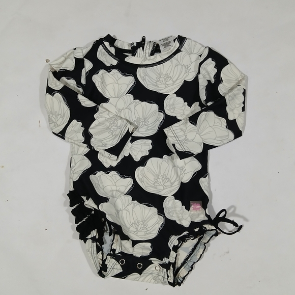 Ruffle Butts Long Sleeve Swimsuit/Rash Guard - Picture 1 of 6